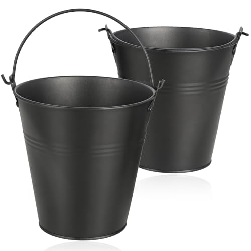 Grill Drip Grease Bucket for Traeger Pit Boss Rec Tec Pellet Smoker Oil Catcher Pail BBQ Accessories - 2-Pack Deal