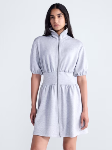 Scoop Women's and Women's Plus Scubaknit Zip Front Dress, Sizes XS-4X Deal