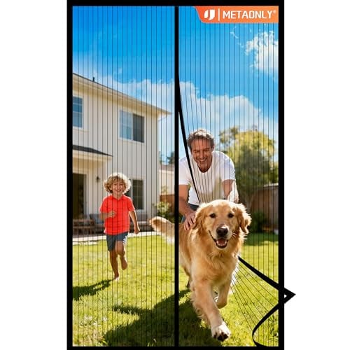 METAONLY 38" x 82" Magnetic Screen Door Mesh