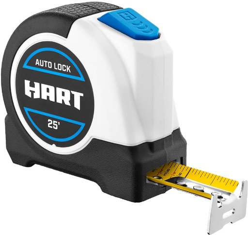 HART 25' Auto-Lock Tape Measure