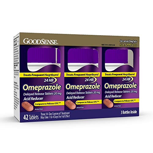 GoodSense Omeprazole Delayed Release Tablets 20 mg 42 Count