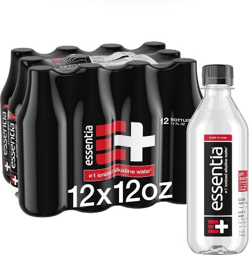 Essentia Water LLC 99.9% Pure Ionized Alkaline Bottled Water 12-Pack 12-Oz Deal