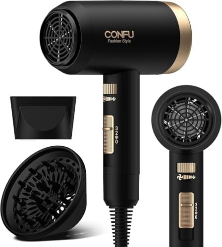 CONFU Blow Dryer with Diffuser 21000PRM