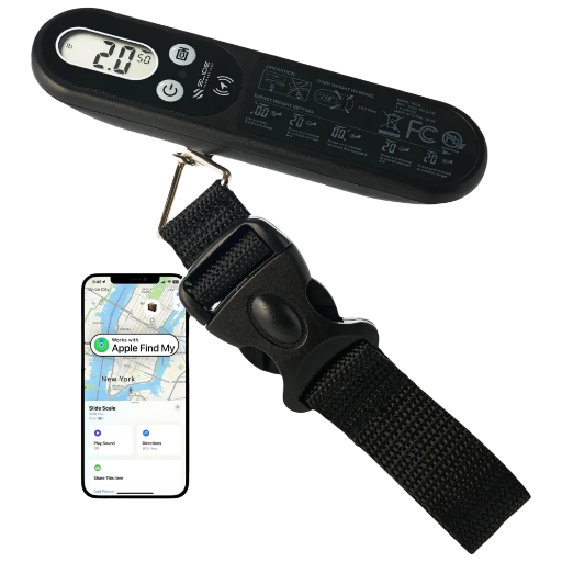 Slide Innovations "Find My" Luggage Tracker and Digital Scale Deal