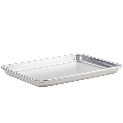 Winco Commercial-Grade Aluminum Sheet Pan, 18 Gauge, 1/4 Size