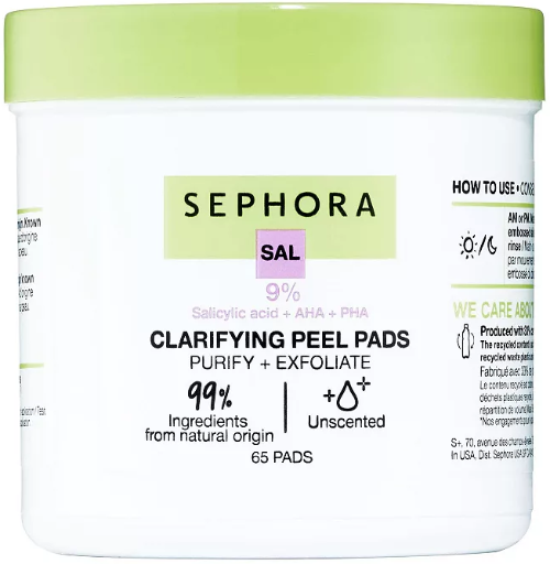 Sephora Collection Clarifying Peel Pads with Salicylic Acid 65-Count Deal