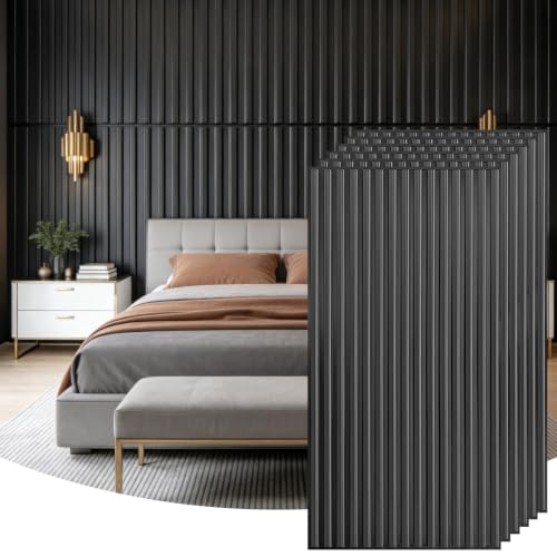 3D Wall Panels, 12Pcs, 2x4 FT Fluted Wall Slats Deal