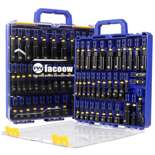 Facoow 55-Pc Magnetic Impact Nut Driver Set