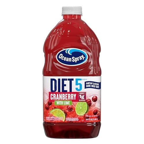 Ocean Spray Diet Cranberry with Lime Juice Drink 64 Fl Oz Bottle