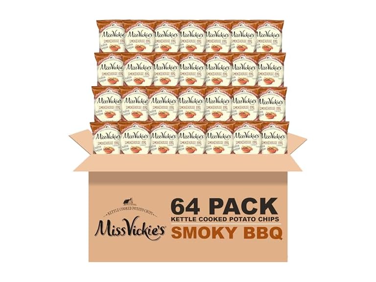 Miss Vickies Chips Smokehouse BBQ 1.375oz 64-Pack Deal