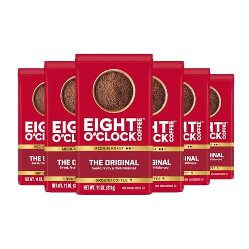 6pk Eight O'Clock Coffee The Original Medium Roast Ground Coffee, 11 Ounce Deal
