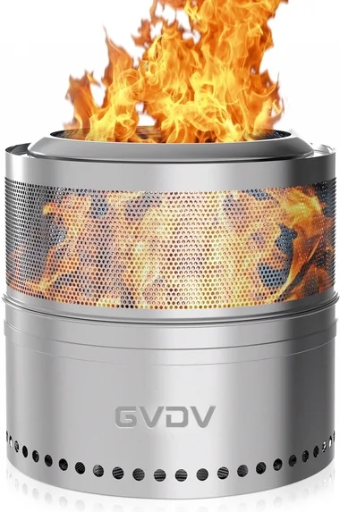 Smokeless Collapsible Stainless Steel Fire Pit Deal
