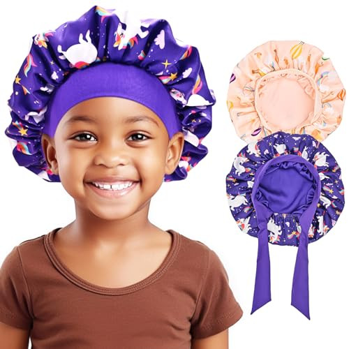 Lolalet Kids' Silk Bonnets 2-Pack