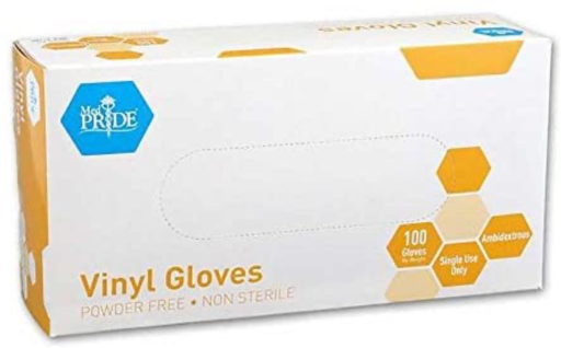 MedPride Vinyl Gloves Large 100-Count Deal
