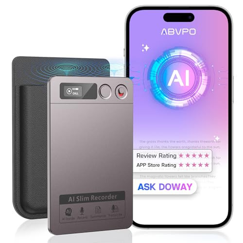 AI Voice Recorder, Transcribe & Summarize w/ Noise Cancellation
