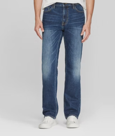 Goodfellow & Co Men's Mid Rise Straight Fit Jeans