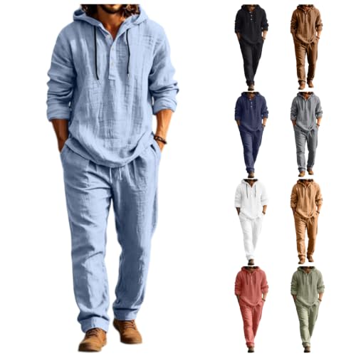 2 Piece Long Sleeve Linen Sets