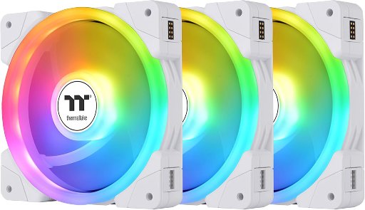 Thermaltake SWAFAN EX 12 ARGB PC Cooling Fan White 3-Pack