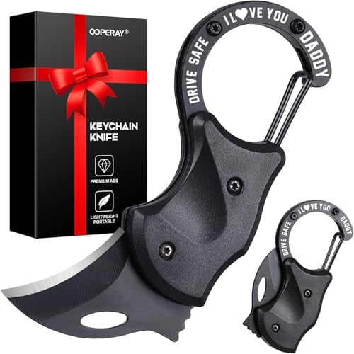 Ooperay EDC Box Cutter and KeyChain Combo