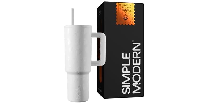 Simple Modern 40oz Leak-Proof Ceramic Lined Tumbler with Handle Deal