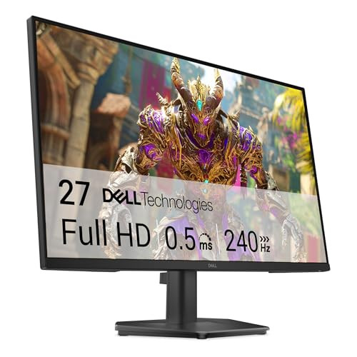 Dell 27" 240Hz 1080p IPS FreeSync Premium Gaming Monitor