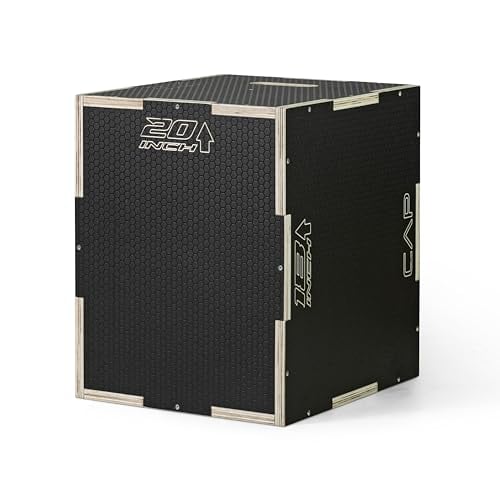 CAP Barbell 3-in-1 Plyometric Box (20" x 18" x 16")