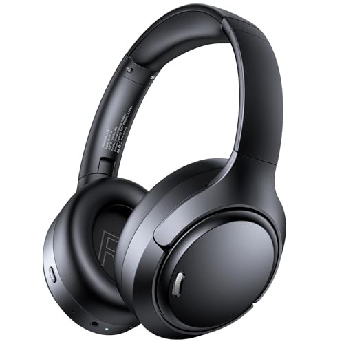 Hybrid Active Noise Cancelling Bluetooth 6.0 Headphones 120H Playtime