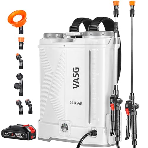 VASG Battery Powered Backpack Sprayer 4 Gallon 21V 2.6Ah Deal