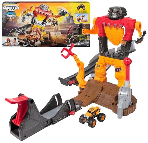 Monster Jam Smash & Bash SmashBot Playset with Launcher Deal