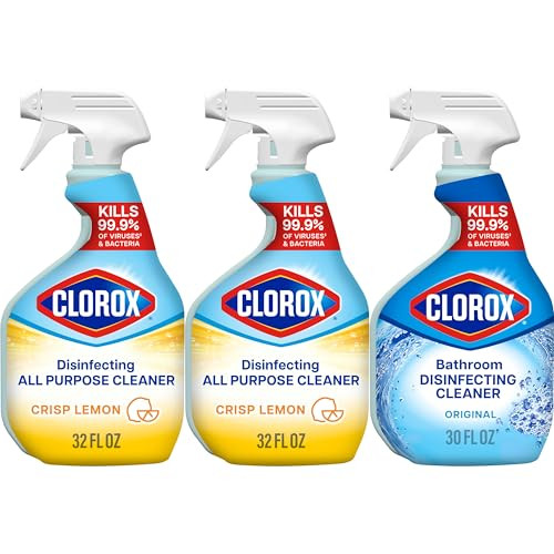 3-Pack 32-Ounce Clorox Disinfecting All-Purpose Cleaner (Crisp Lemon, Original)
