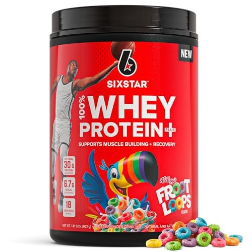 Six Star Whey Protein Powder Froot Loops 1.8lb 2-Pack