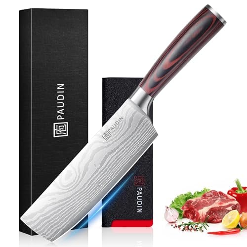 PAUDIN 7" Nakiri Vegetable Kitchen Knife