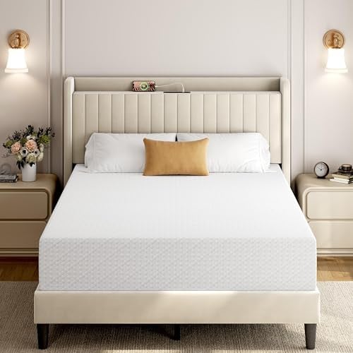 Yaheetech 12 Inch Queen Mattress 3 Foam Layer Cooling Gel Memory Foam Deal