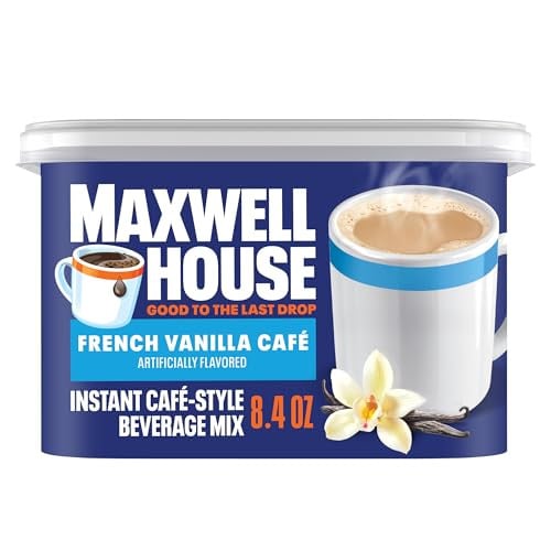 Maxwell House French Vanilla Cafe Instant Beverage Mix 8.4-Ounce Deal