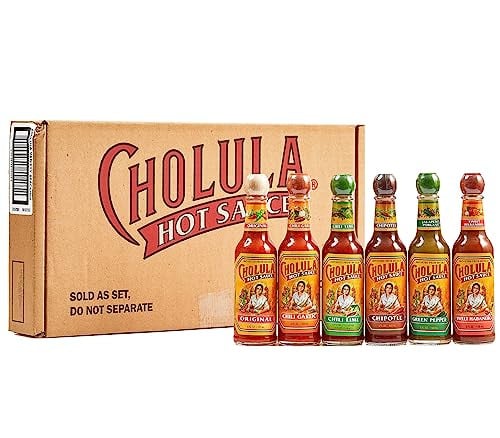 Cholula Hot Sauce Gift Set (Variety Pack) 2 x 6-Count 5-Oz Deal