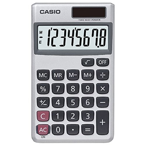 Casio SL-300SV Standard Function Desktop Calculator 8-Inch Display