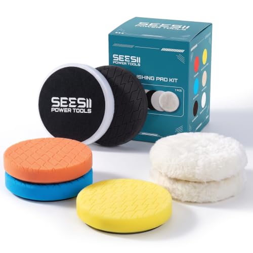 SEESII 7PCS 6 Inch Polishing Buffer Pad Kit