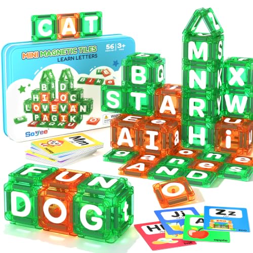 Magnetic Tiles Learn Letters Building Blocks Deal