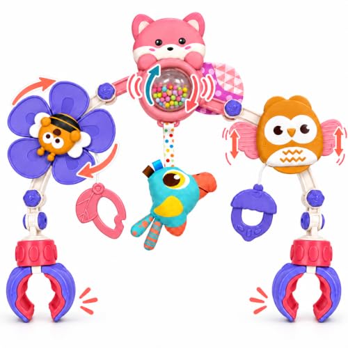Getsky Stroller Arch Toys 6-Pack for Baby Activity