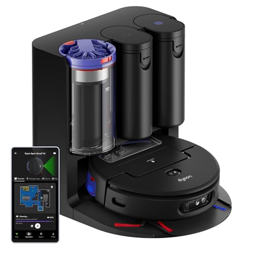 Dyson Spot+Scrub Ai™ Wet and Dry Robot Vacuum - Self Cleaning Wet Roller, 18000 PA Suction, Detangling Roller, Ai Stain Identification Deal