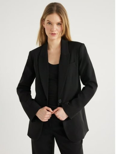 Scoop Women's Crepe One Button Suit Blazer XS-L