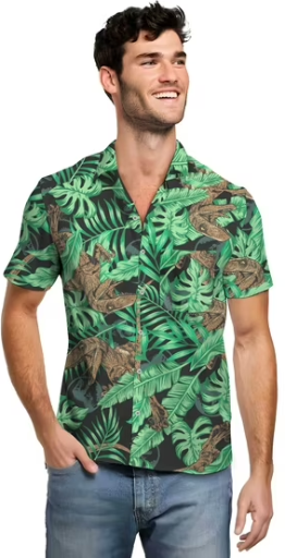 Jurassic Park Men's & Big Mens Graphic Print Shirt S-3XL