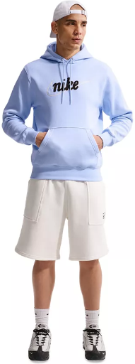 Nike Men's Embroidered Logo Relaxed Fit Hoodie