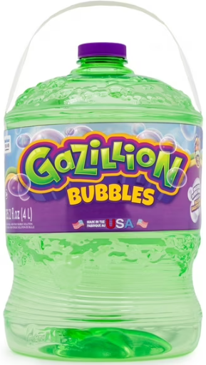 Gazillion Bubbles Premium Bubble Solution, 4 Liter Deal