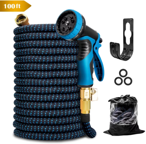 Kotto Expandable Garden Hose with 10 Spray Nozzles 100 ft Deal