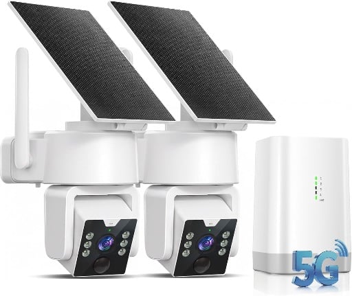 Solar Powered Wireless Outdoor Security Cameras Deal