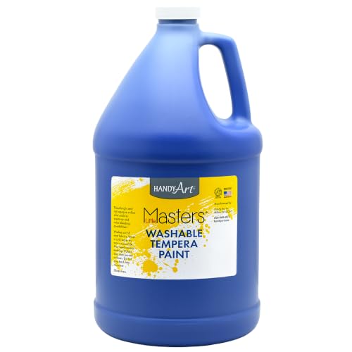 Handy Art Little Masters Washable Tempera Paint, Blue 128-Oz