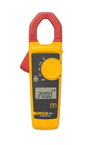 Fluke 302+ Digital Clamp Meter, 30mm Jaw, Measures AC Current to 400A