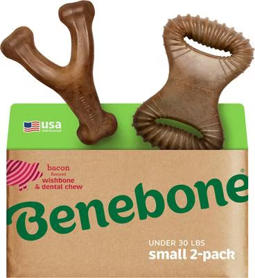 Benebone Wishbone Dental Chew 2-Pack Small