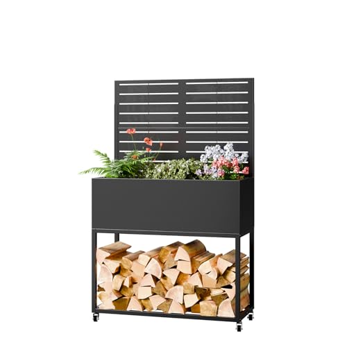 Metal Planter Box with Trellis 55" Deal